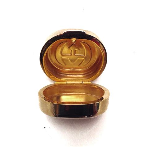 vintage gucci pill box|Gucci Pill Box for sale .